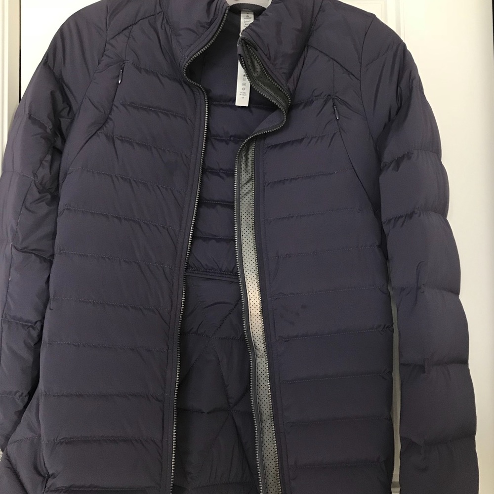 Lululemon Fluffed Up Down Jacket - Purple - Size 4